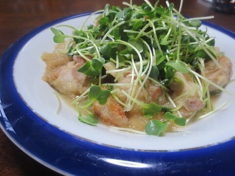 さっぱり味の鶏肉のおろし煮